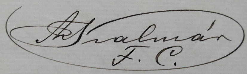 semnatura Alexander Sandor von Kalmar