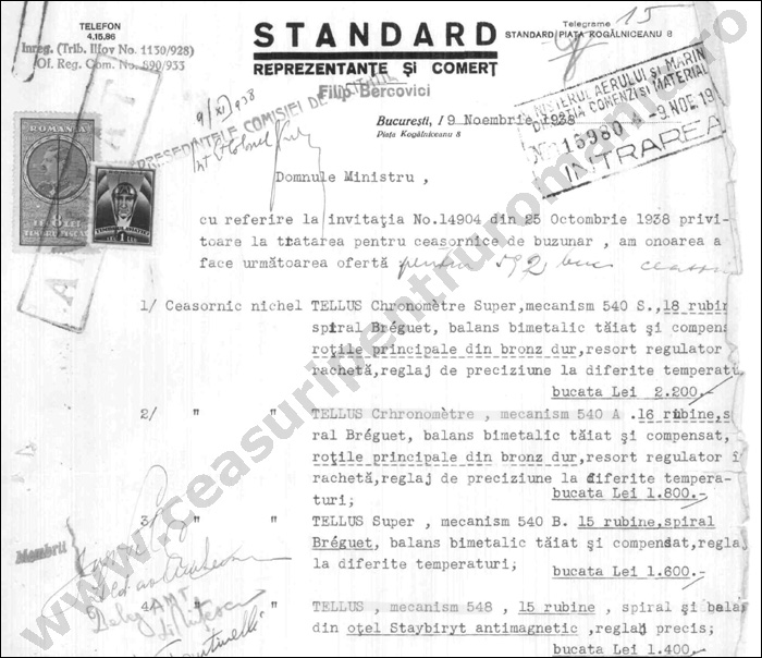 document Standard 1938 | 1