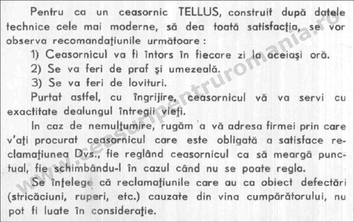 Tellus instructiuni [1938] | 2