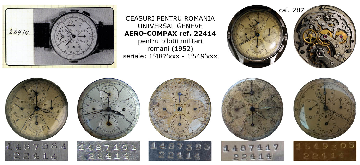 Universal Geneve | Aerocompax | ref. 22414 | cal. 287 | 1952