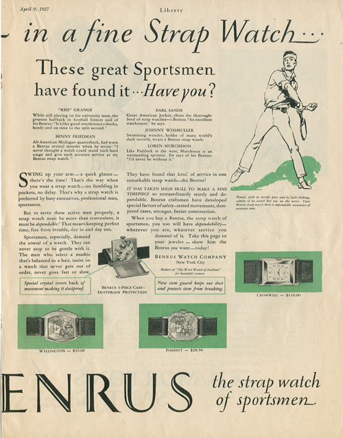 Liberty | ad Benrus | 9.aprilie.1927-2