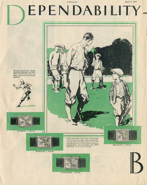 Liberty | ad Benrus | 9.aprilie.1927-1