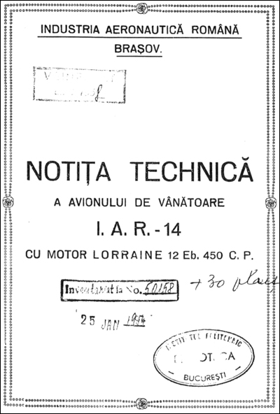 [3.2] Notita Tehnica - IAR14