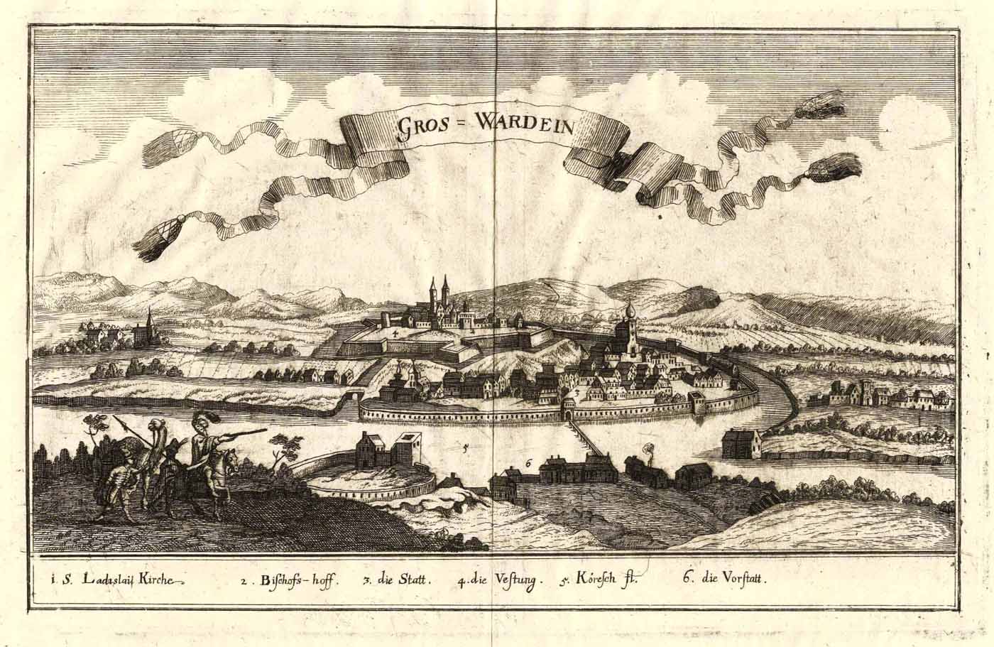 [gravura pe cupru] Grosswardein Jakob Koppmayer - Augsburg | 1687