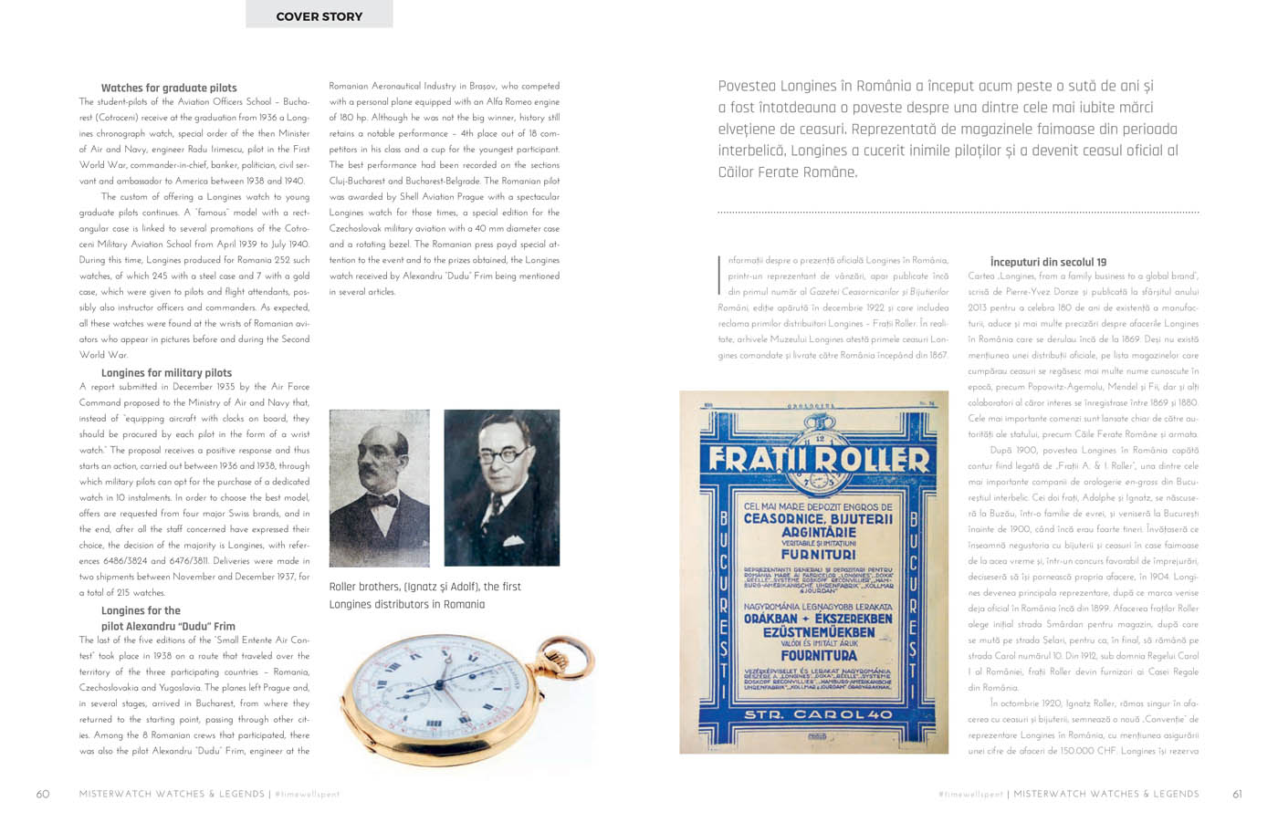 MisterWatch - decembrie.2020 | Longines in Romania