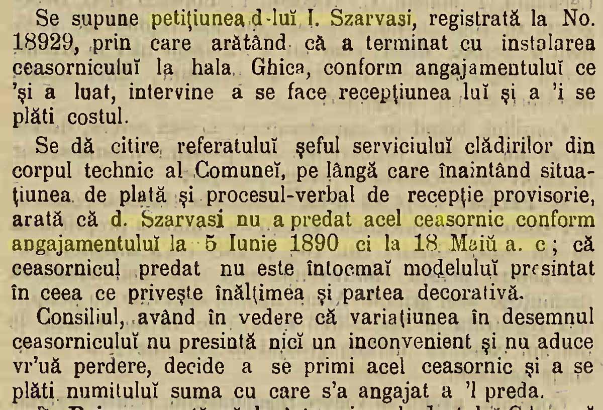 "Monitorul Comunal al Primariei Bucuresci" (an XVI / nr. 25 / 16 iunie 1891