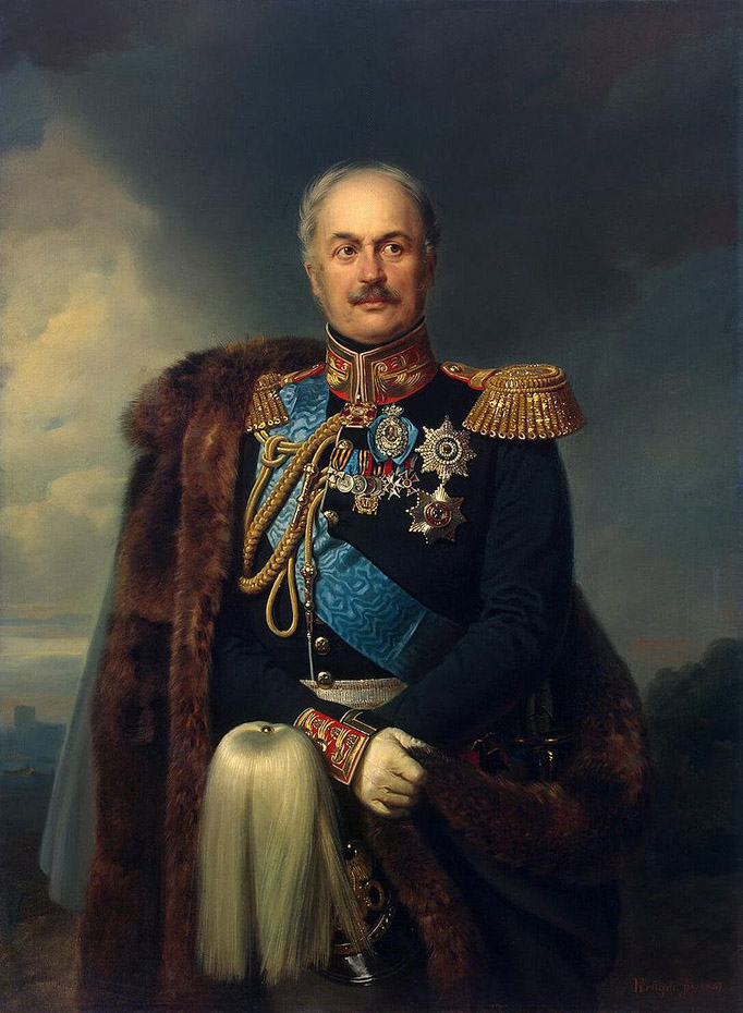 contele Pavel Kisselef | pictura Franz Kruger (1851) [sursa imagine - wikipedia]
