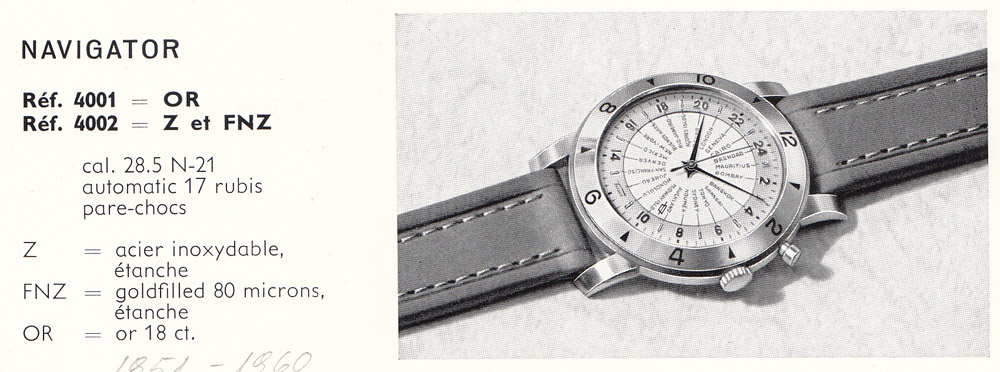 catalog Tissot | 1953 (sursa imagine: Arhivele Istorice Tissot)