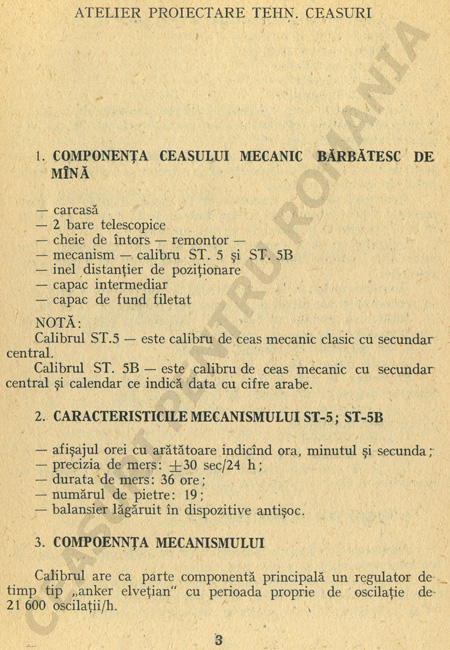 caiet service Orex ST-5