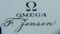 inscriptionare cadran F. Jensen