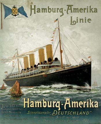 HAPAG poster - 1900