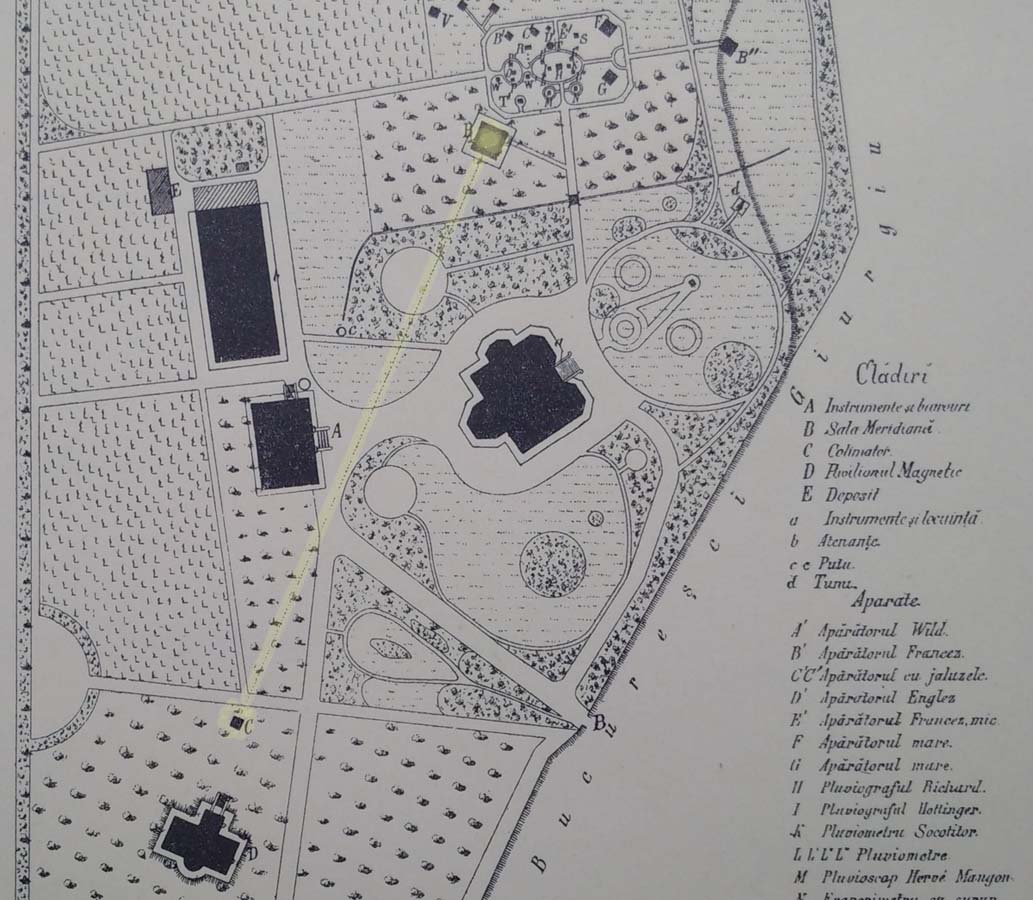 Plan de Situatie | Institutul Meteorologic al Romaniei | 1893