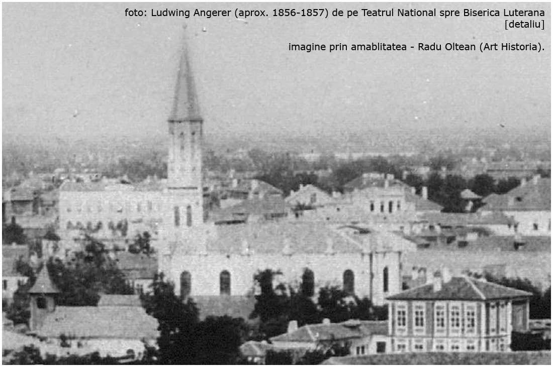 Biserica Luterana | foto: Ludwig Angerer (1856-1857) - detaliu