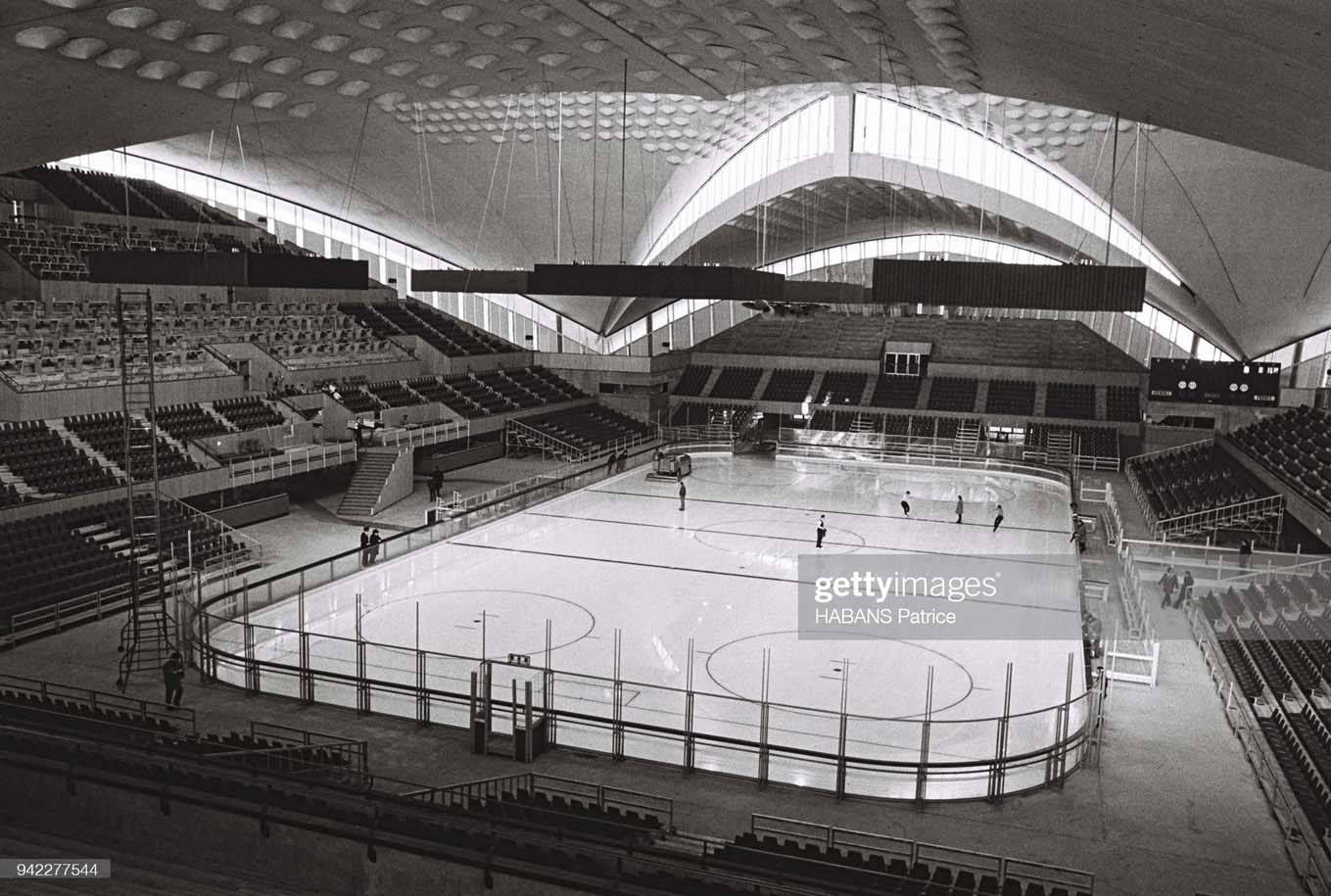 arena de hochei (Stade de Glace) | Jocurile Olimpice - Grenoble 1968