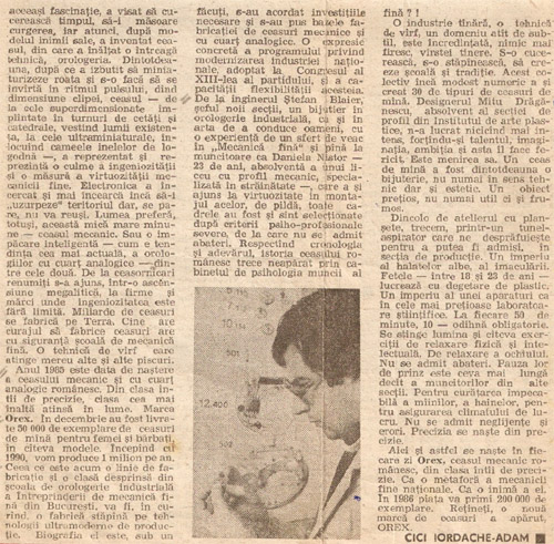articol Flacara | nr. 11 din 14.martie.1986