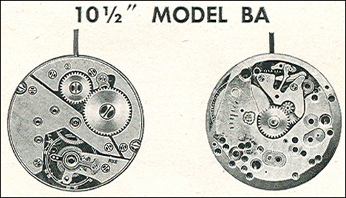 Benrus 10 1/2" model BA