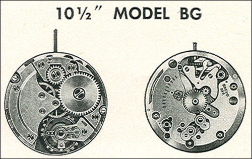 Benrus 10 1/2" model BG