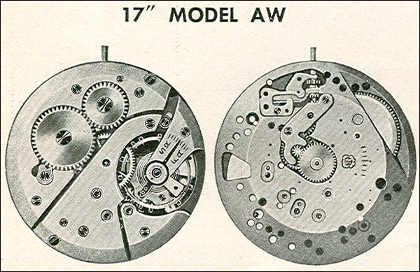Benrus 17" model AW