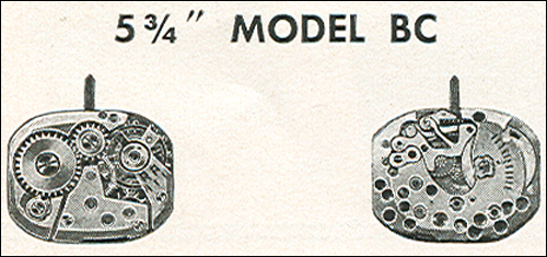 Benrus 5 3/4" model BC
