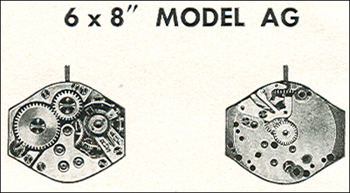 Benrus 6 x 8" model AG