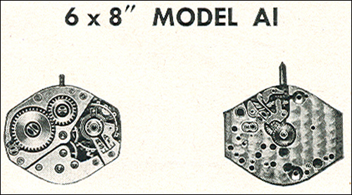 Benrus 6 x 8" model AI