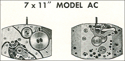 Benrus 7 x 11" model AC