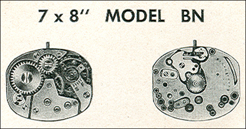 Benrus 7 x 8" model BN