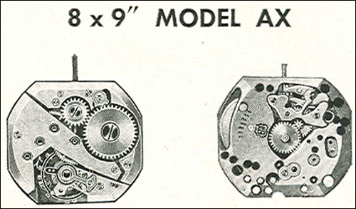 Benrus 8 x 9" model AX