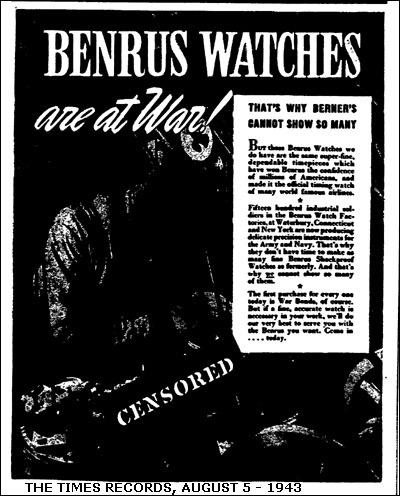 Benrus at war | 1943