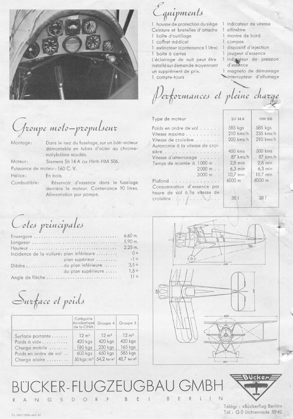 Bu-133 Jungmeister | 1937 (scanuri prin amabilitatea lui Dan Antoniu)