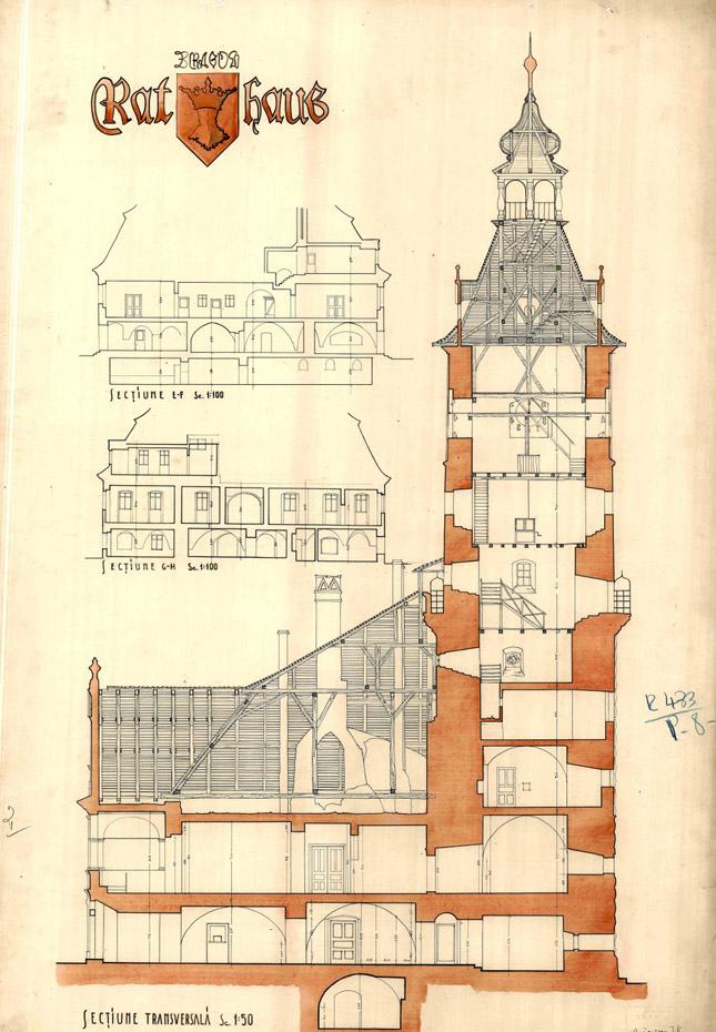 releveu Facultatea de Arhitectura Bucuresti - 1942 | Casa Sfatului - Brasov