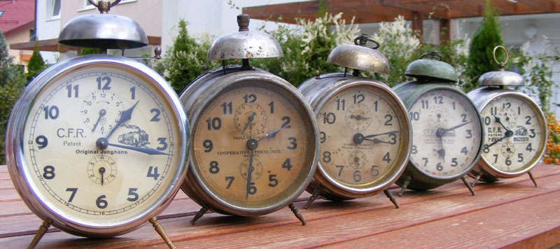 "C.F.R. Rail type" clocks