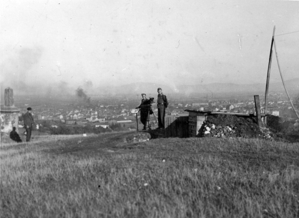 obeliscul masurarii gradului - Brasov | foto 1942