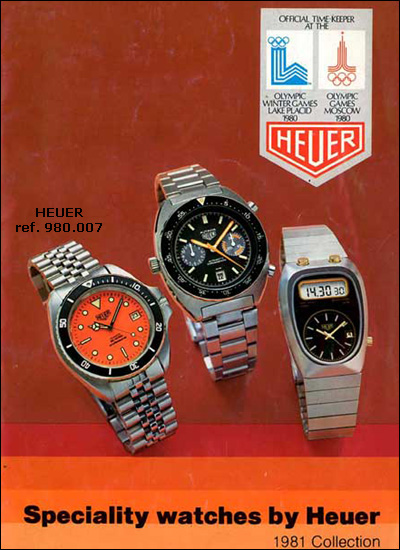 Heuer | 1981 catalogue