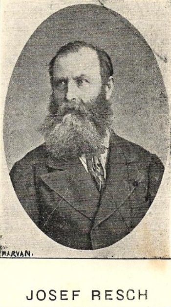 Josef Resch in "Fruntasii Comerciului si Industriei" (1906)