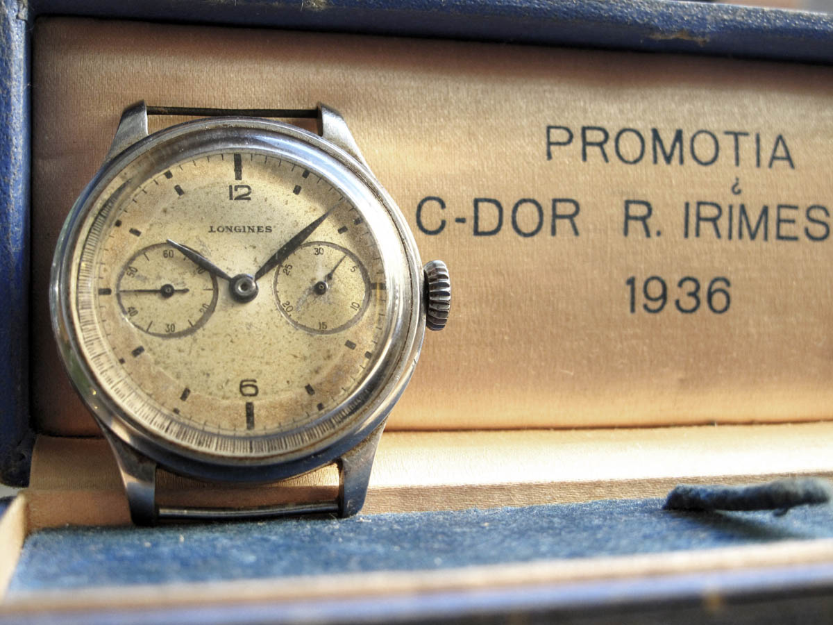 Longines "promotia Cdor Radu Irimescu - 1936" | cal. 13ZN 