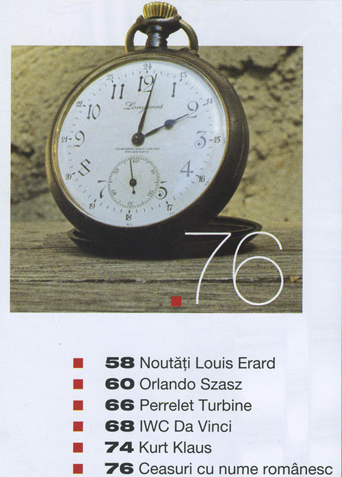 Temporis | Watches with Romanian name| June-August.2012