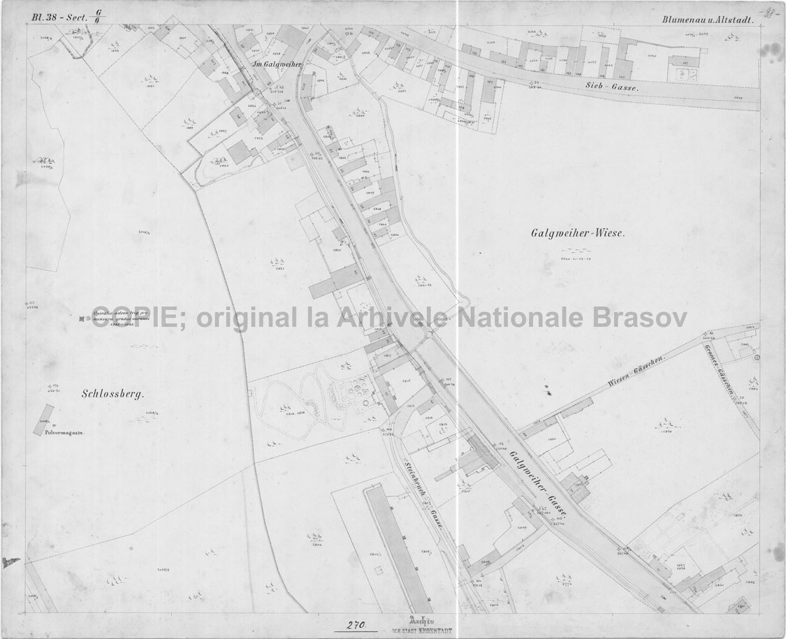 extras plan Stern & Hafferl (Viena) | Brasov - Kronstadt (1887)