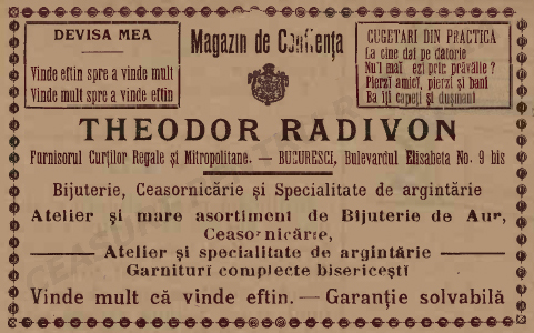 Theodor Radivon | reclama 