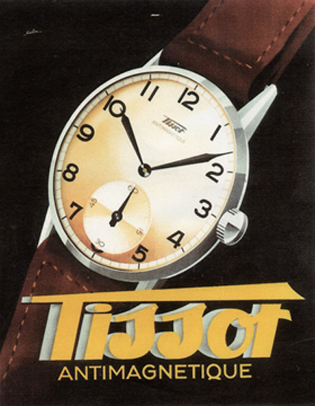 reclama Tissot Antimagnetique | anii ’930