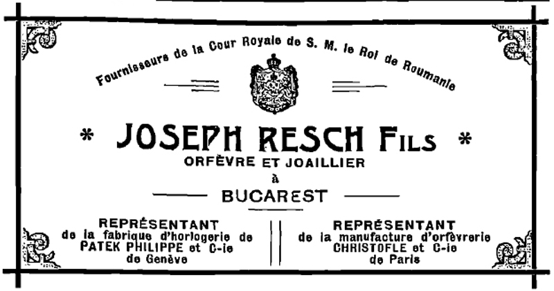 reclama Josef Resch Fils | 1902
