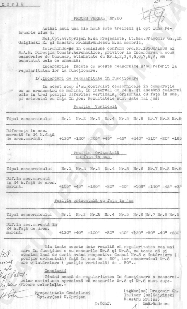 referat Longines - Omega | cronometru M.A.M.| 1938 | pagina 2