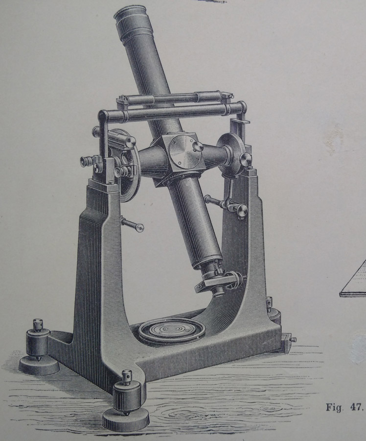 Luneta meridiana - Sala Meridiana a Institutului Meteorlogic al Romaniei (schita 1895) | detalii in continutul prezentarii