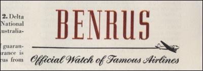 slogan 4 Benrus | 1945